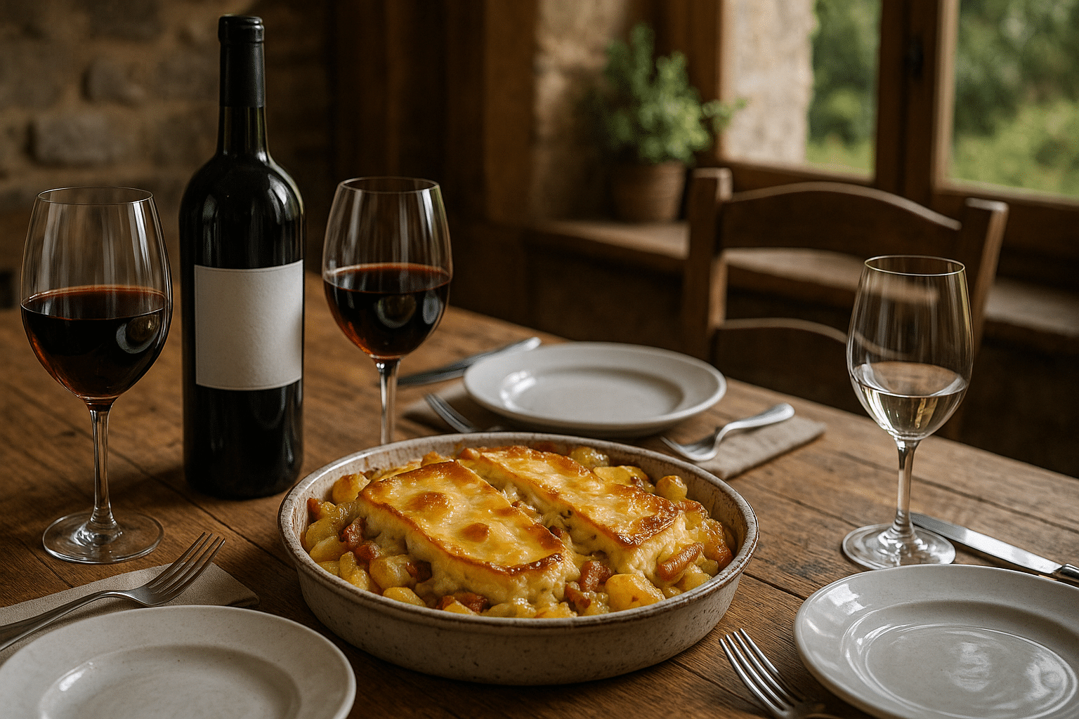 vin pour tartiflette